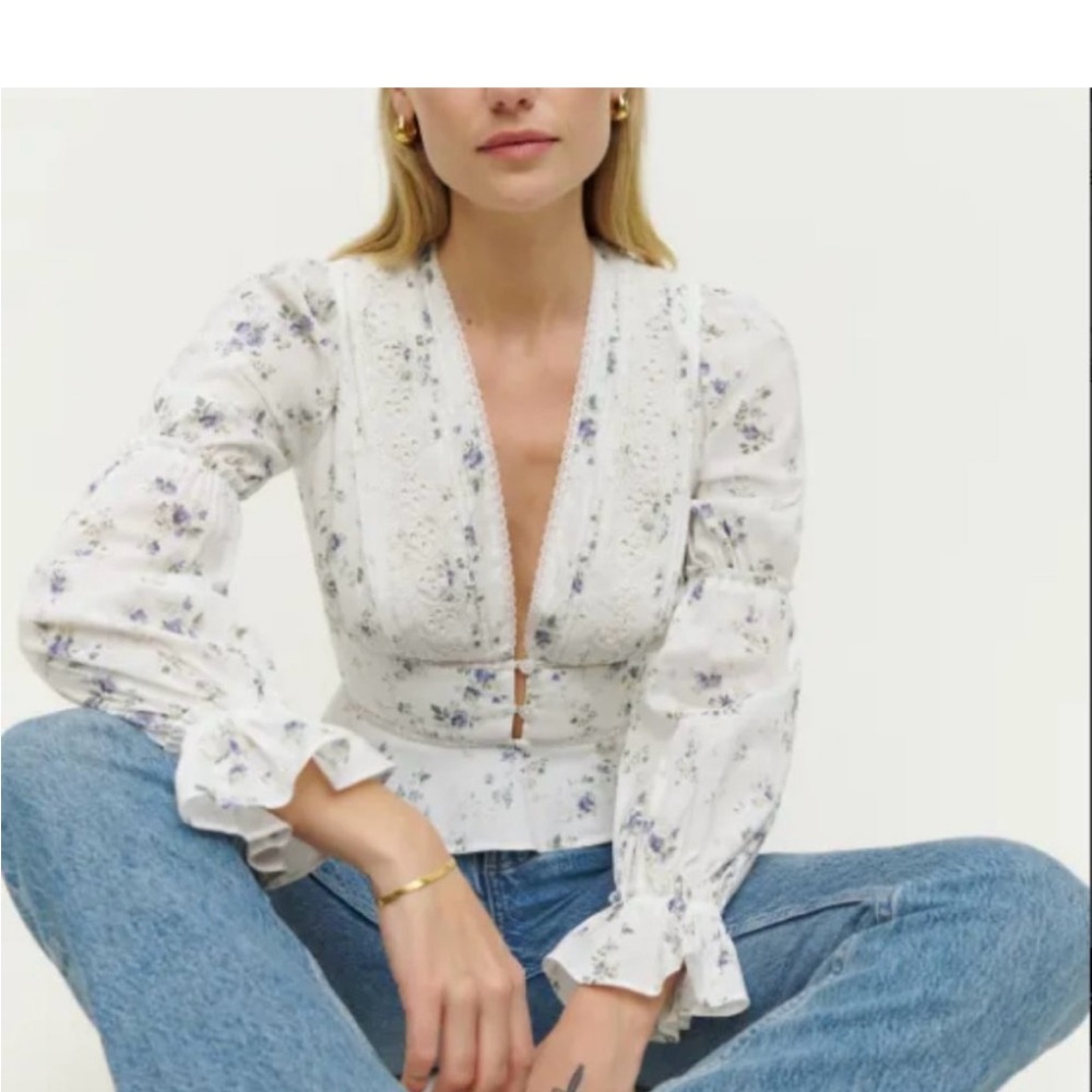 Reformation Meadowlark Blouse